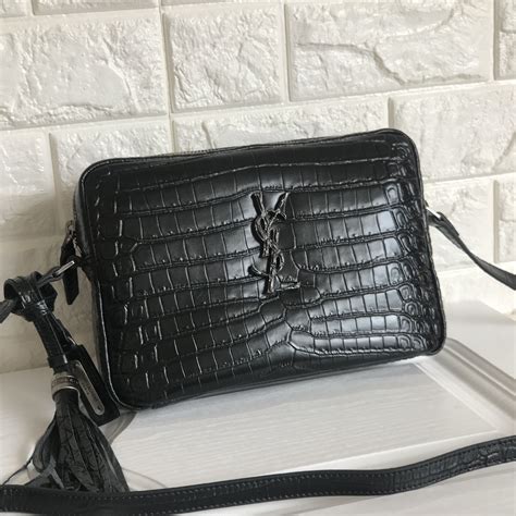 ysl classic crossbody bag in canvas|ysl crocodile crossbody bag.